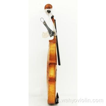 Violino in legno massiccio montato in ebano